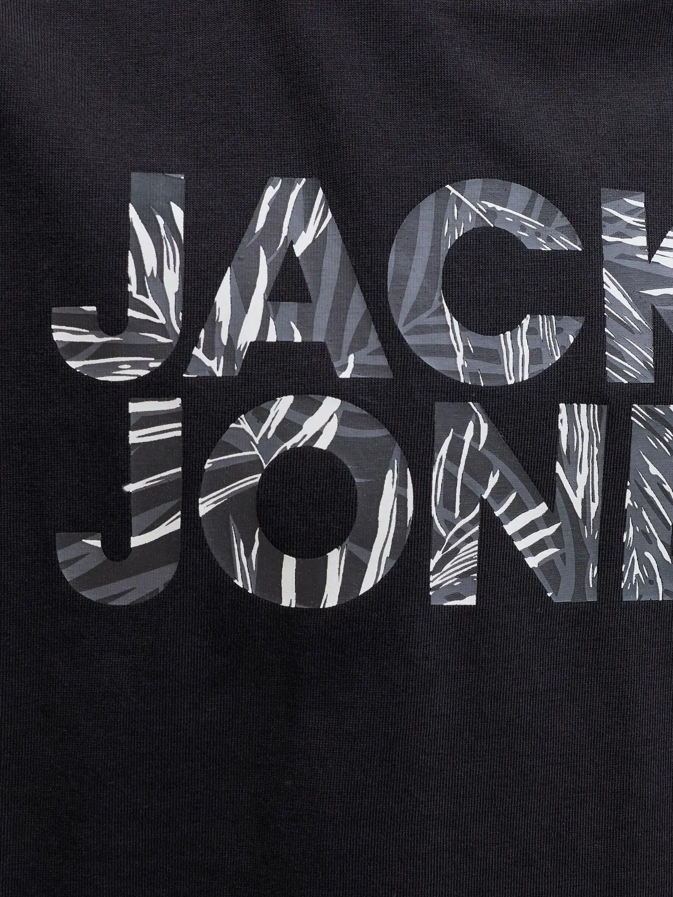 Jack&Jones - JJEJEFF schwarzes T-Shirt