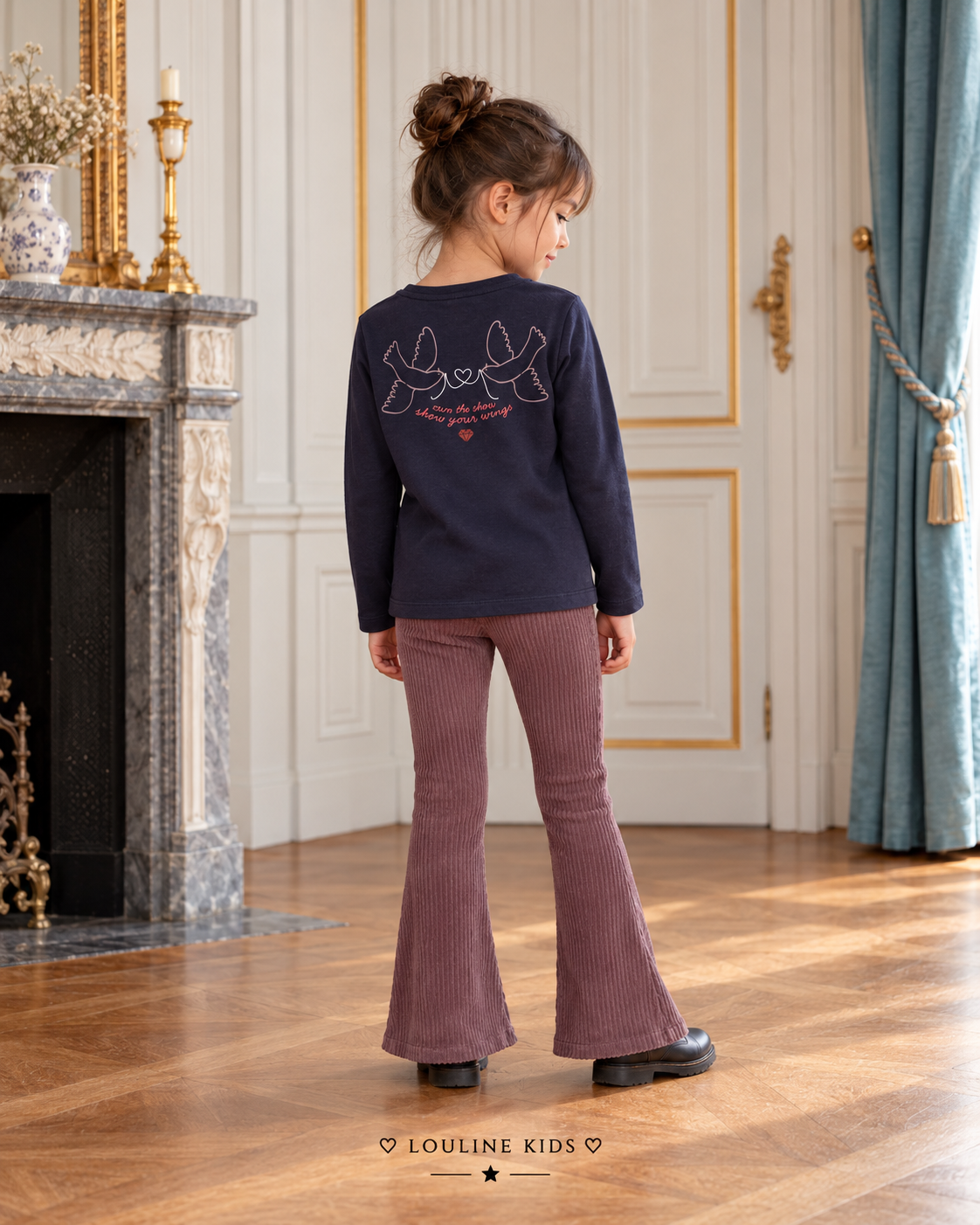 Jubel - T-shirt navy backprint Daily Princess