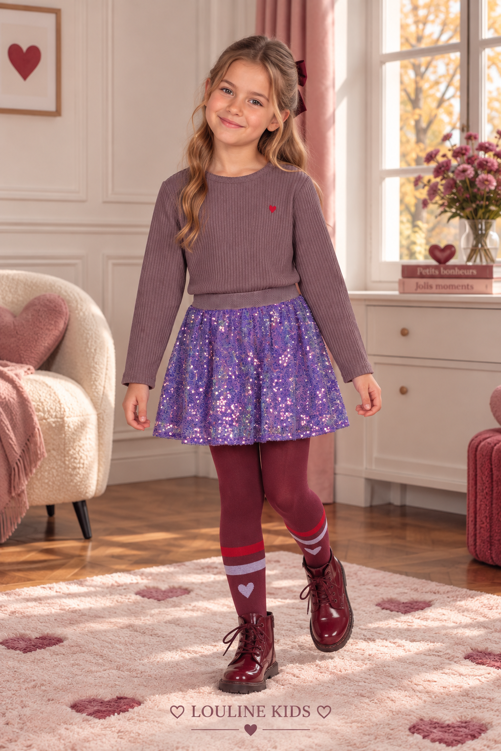 Jubel - Jupe à maillettes lila Daily Princess