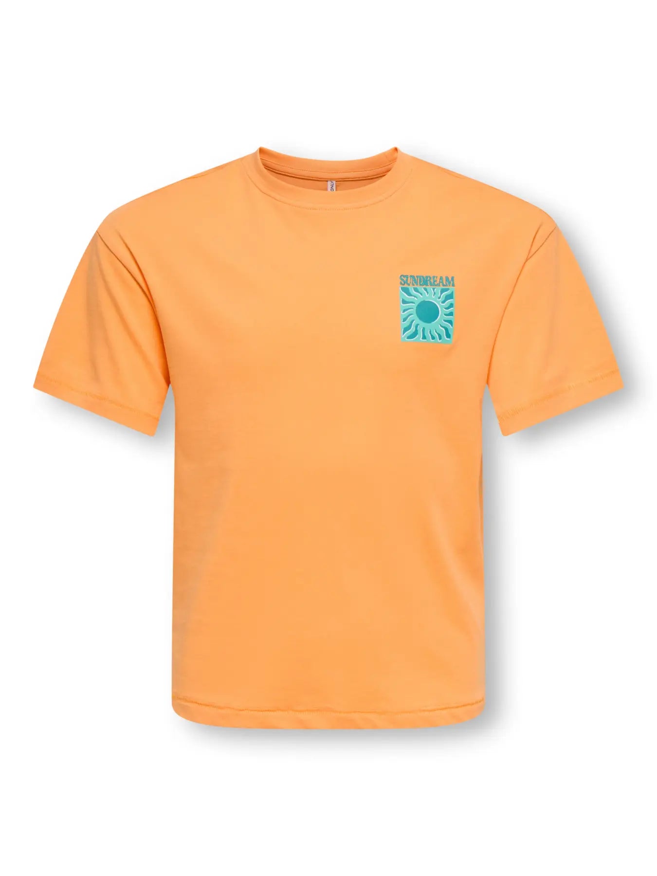 Only - Camiseta naranja estampado espalda DOGVACAY