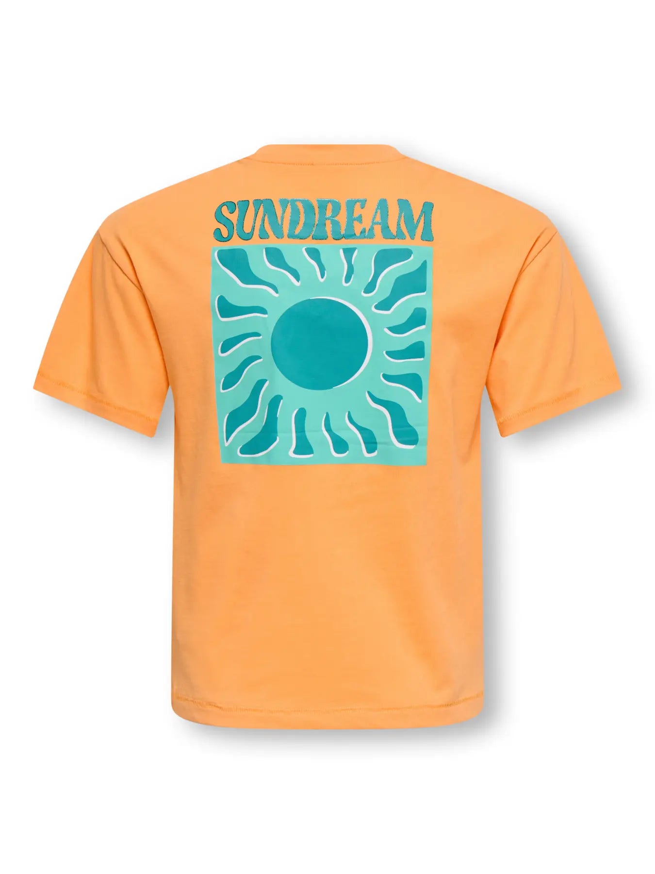 Only - Camiseta naranja estampado espalda DOGVACAY