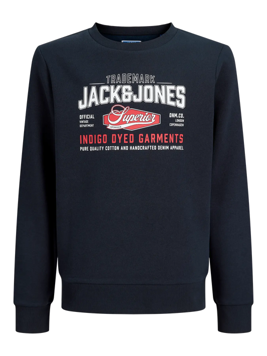 Jack&Jones - Sweat navy JJELOGO