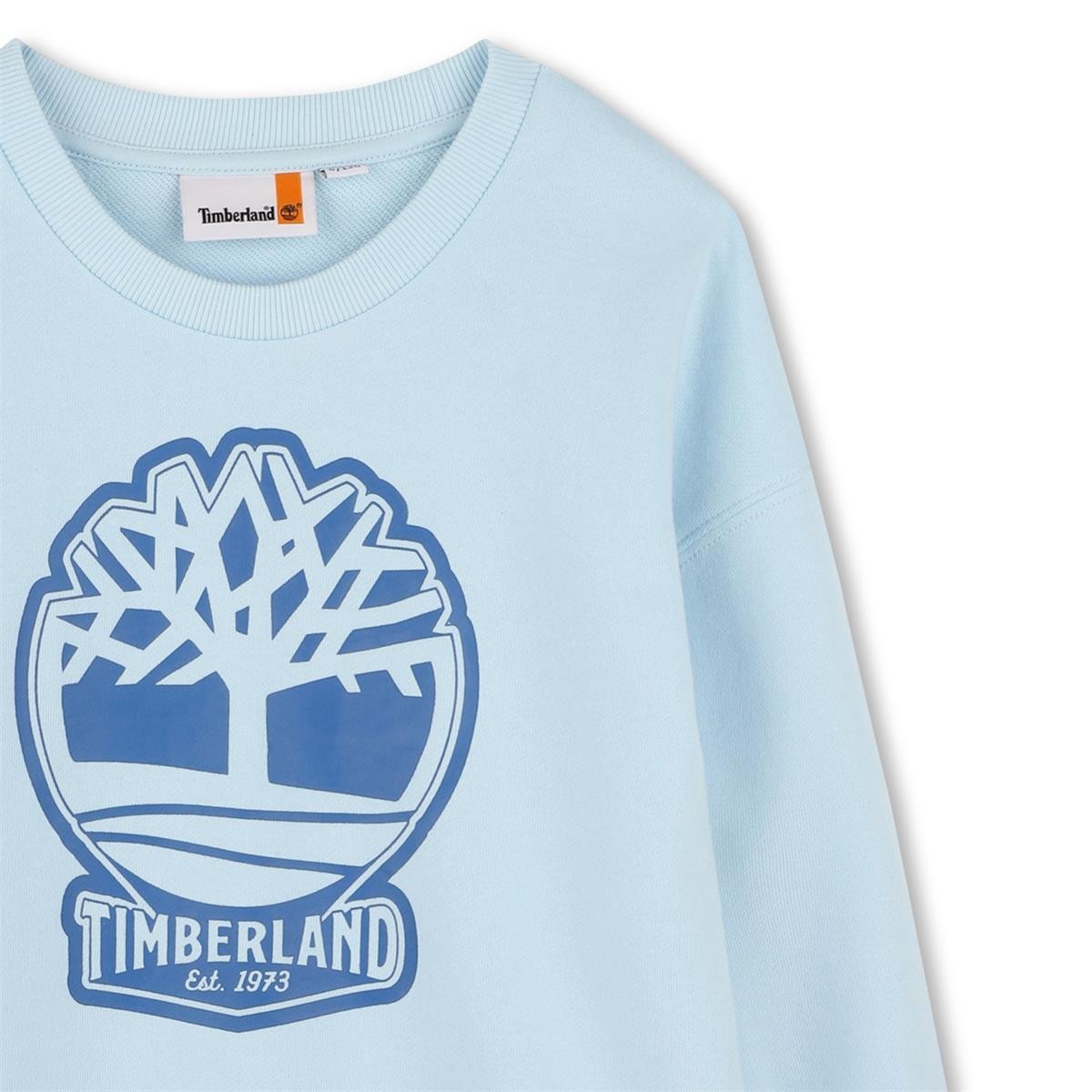 Timberland - Panama Sweatshirt & Blue Logo gedrukt op de voorkant