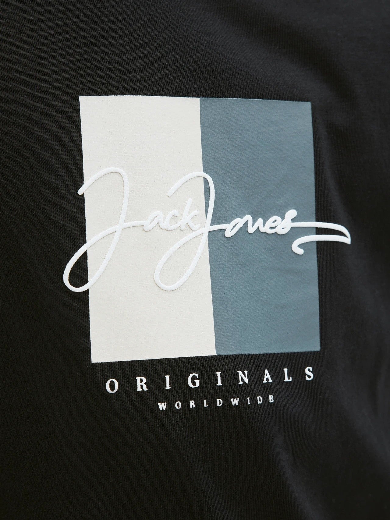 Jack & Jones - Black T -shirt Jorfrederiksberg