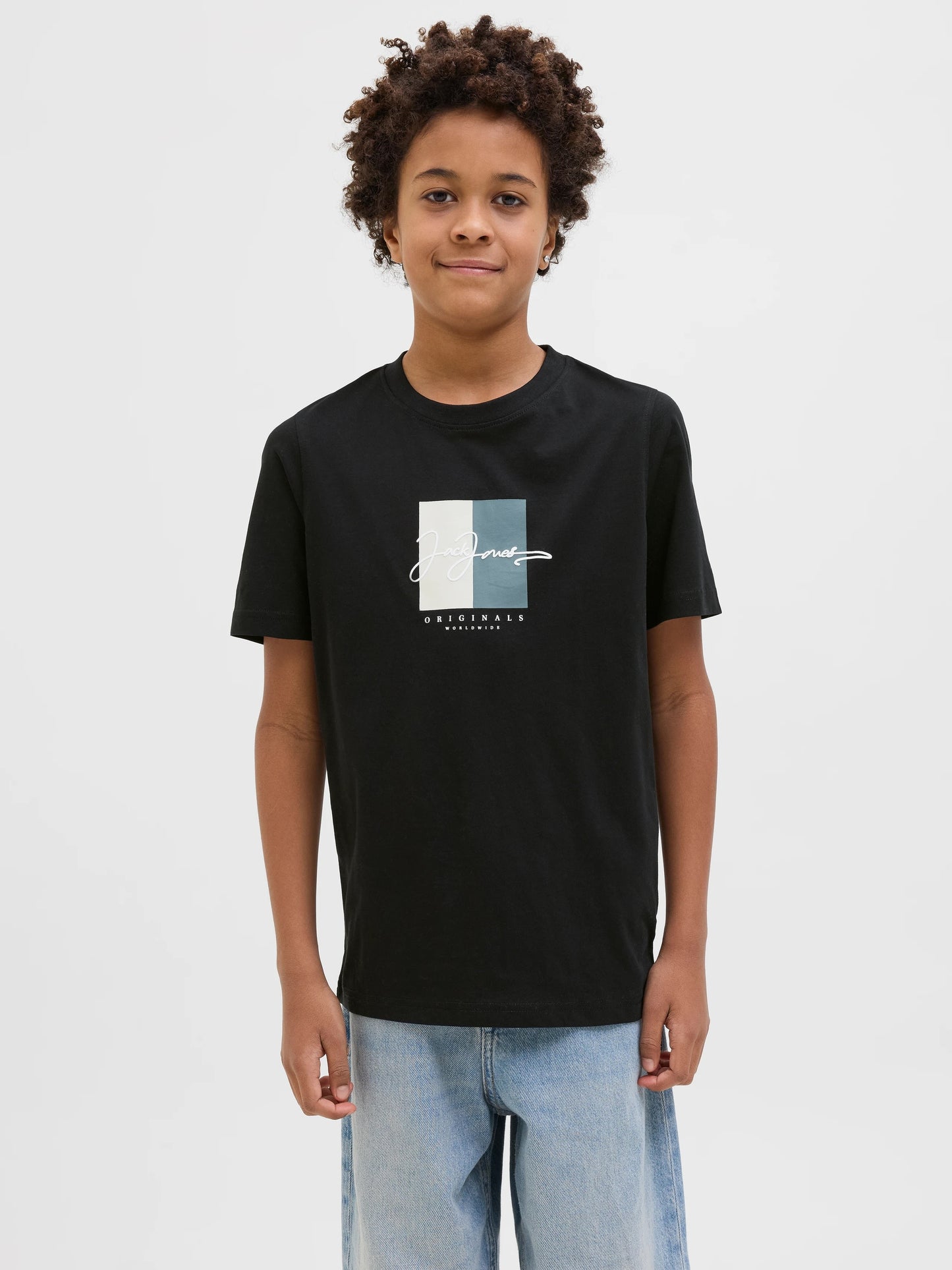 Jack & Jones - Black T -shirt Jorfrederiksberg