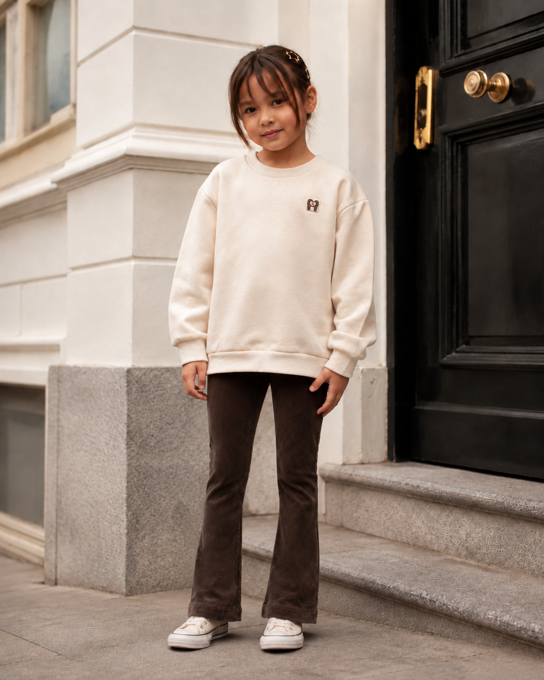 Jubel - Sweat offwhite backprint City Chic