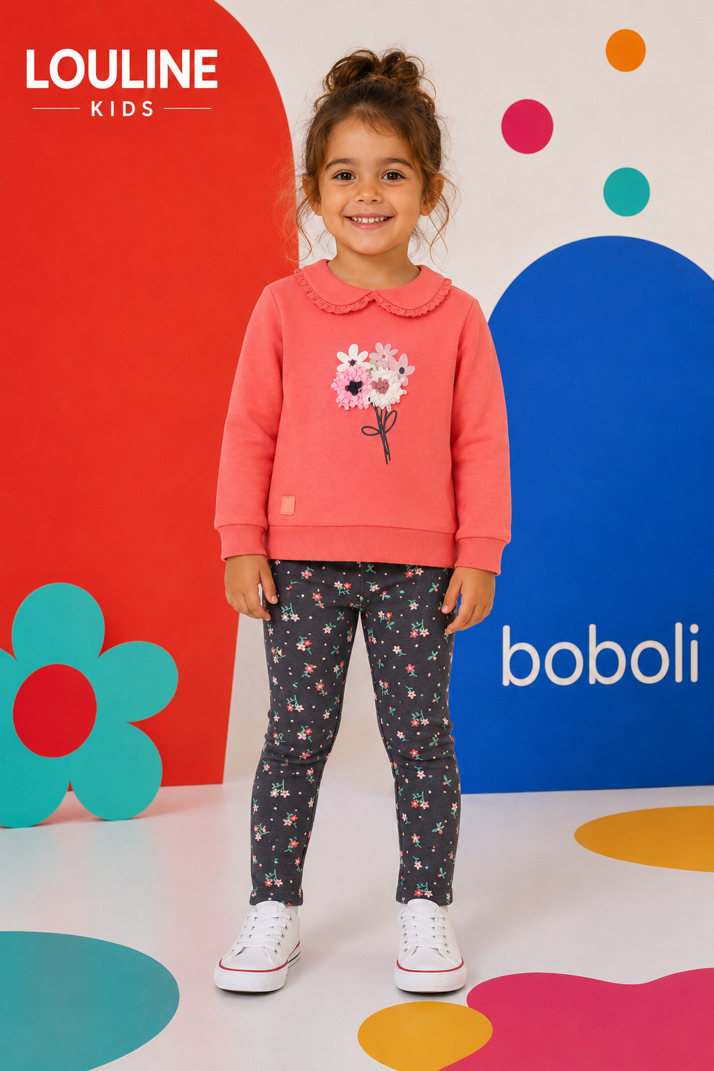 Boboli - Legging FLOWERS