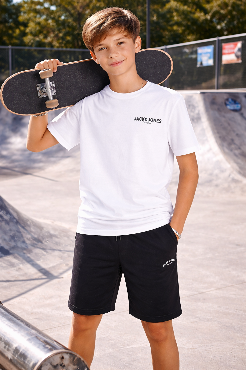 Jack&Jones - Short noir college JPSTGORDON
