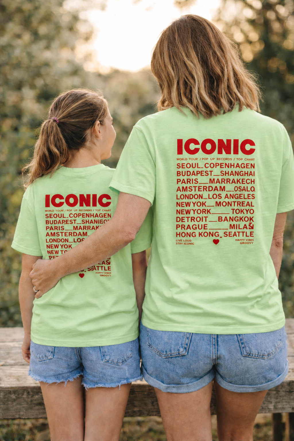 Madre e Hija - Camiseta ICÓNICA color menta