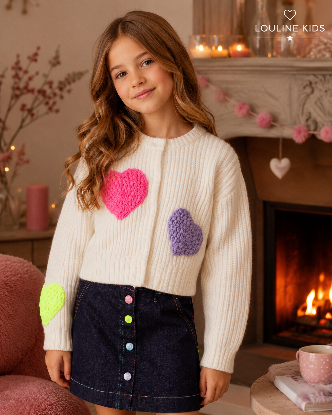 Billieblush - Jupe en denim brut