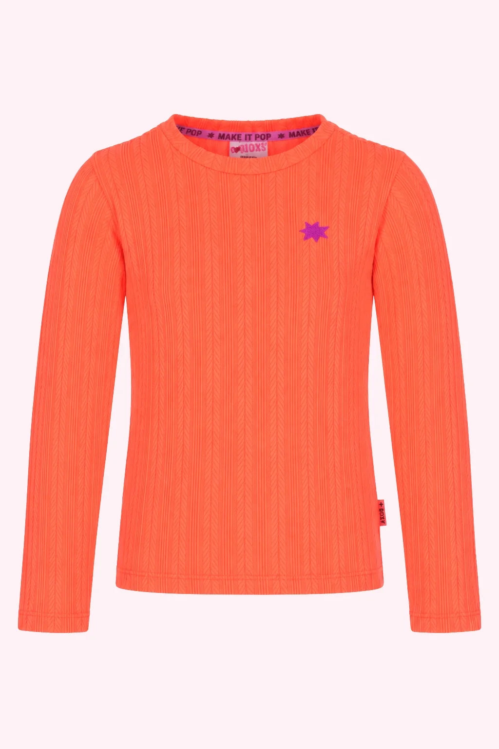 B.Nosy - T-shirt orange glo Talli