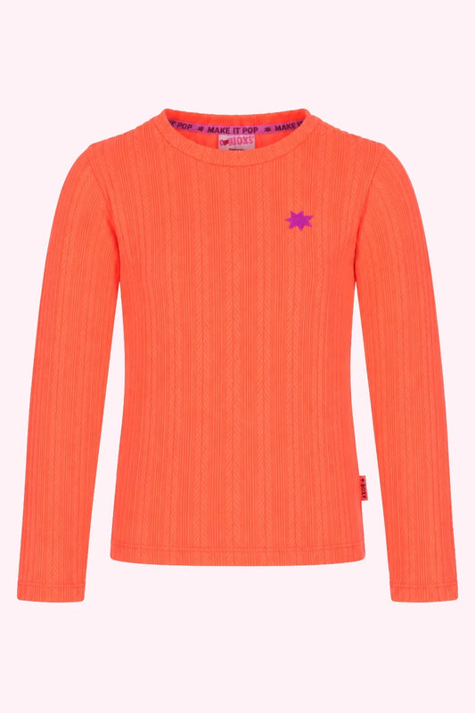 B.Nosy - T-shirt orange glo Talli