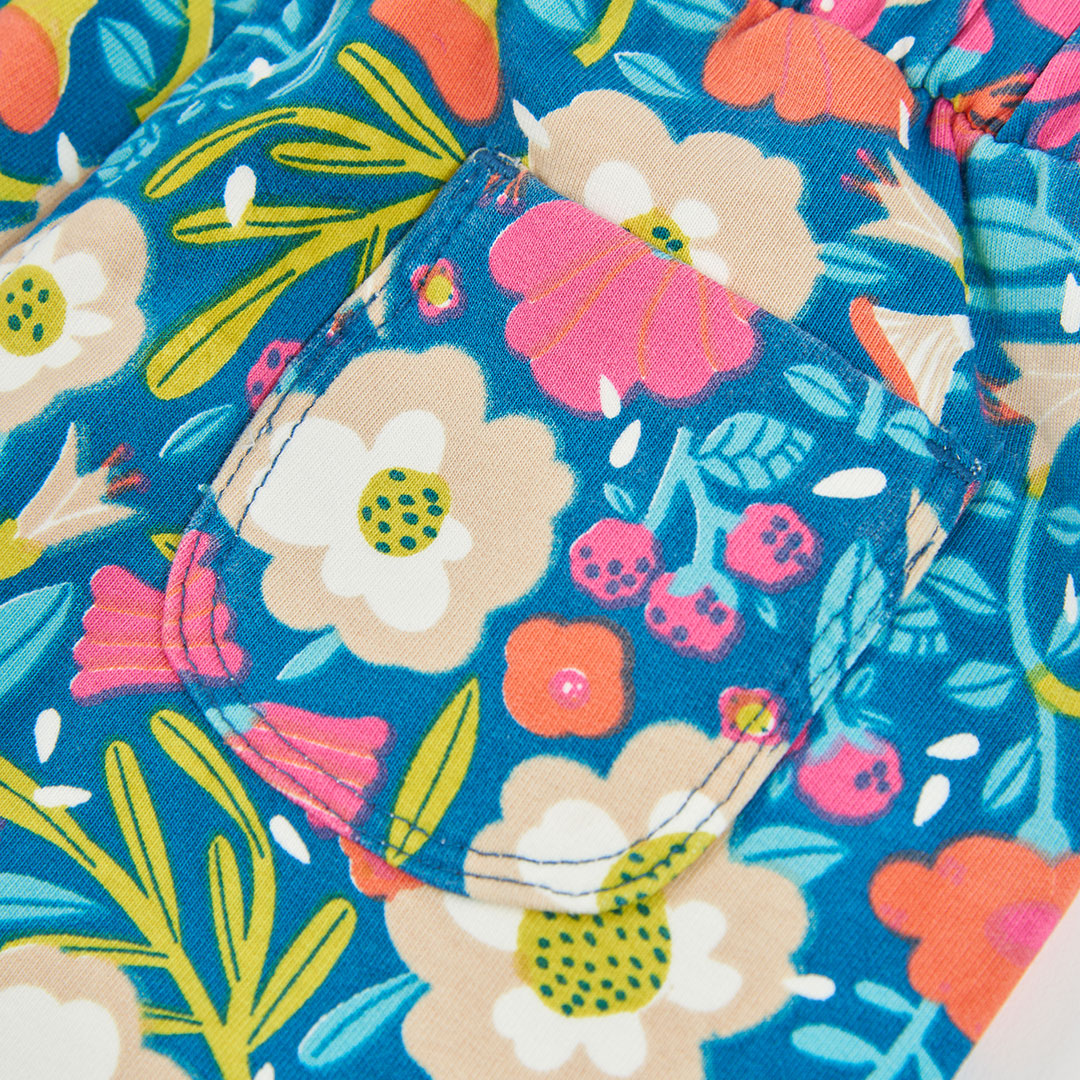 Boboli - Pantalon fleuri en molleton FLOWERS