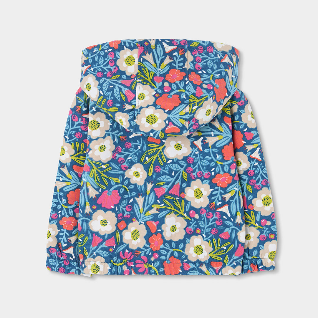 Boboli - Gilet zippé à capuche FLOWERS