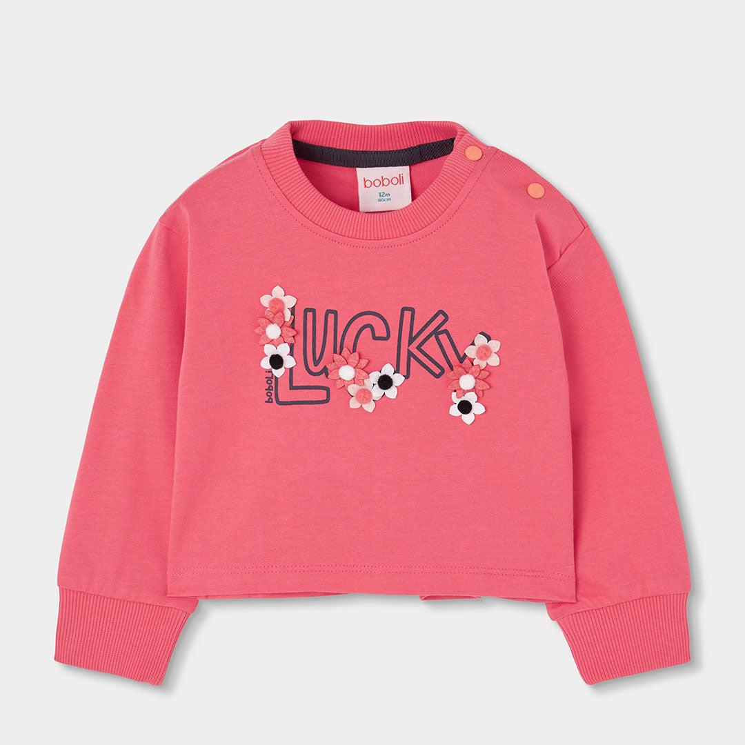 Boboli - T-shirt corail "Lucky"