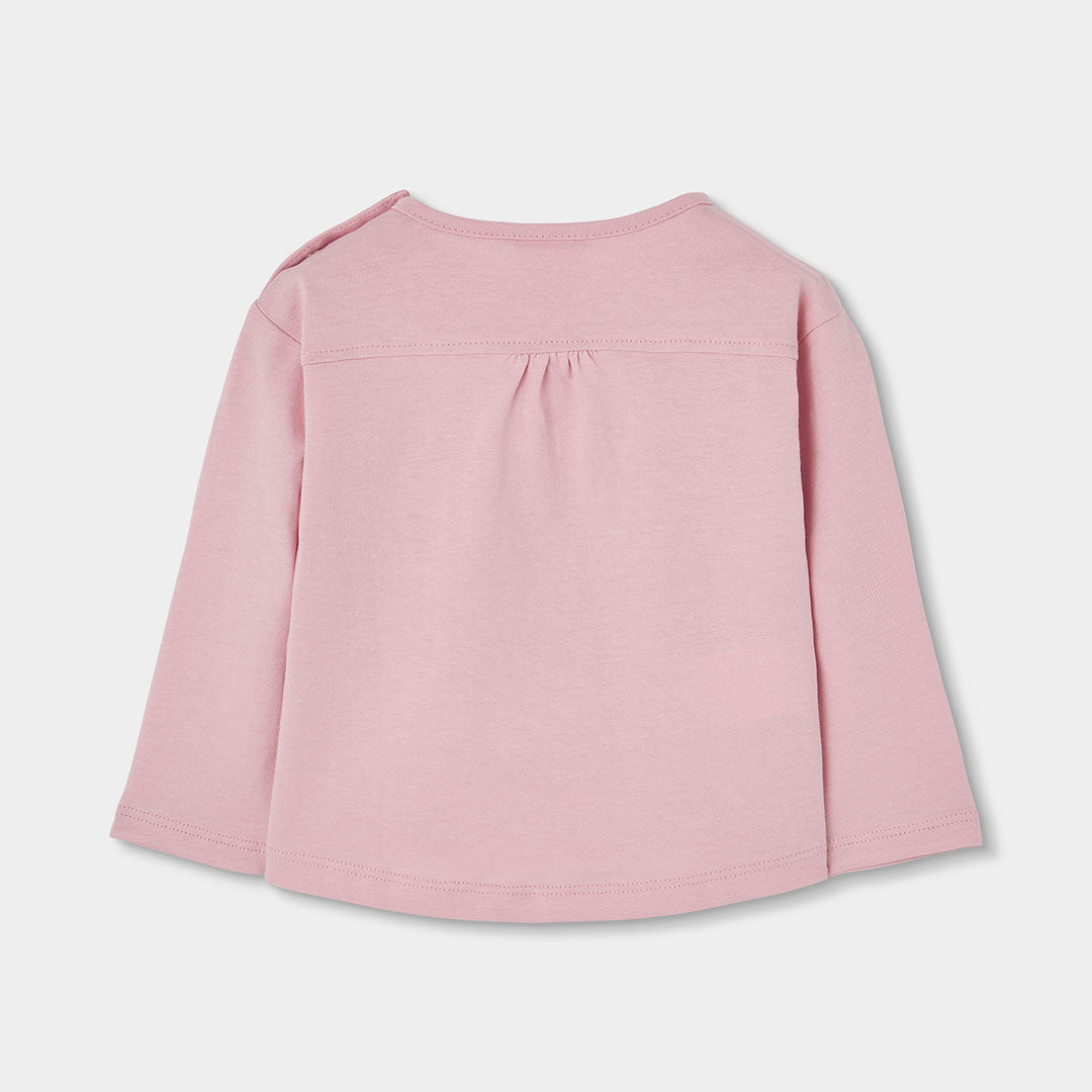 Boboli - T-shirt rose FLOWERS