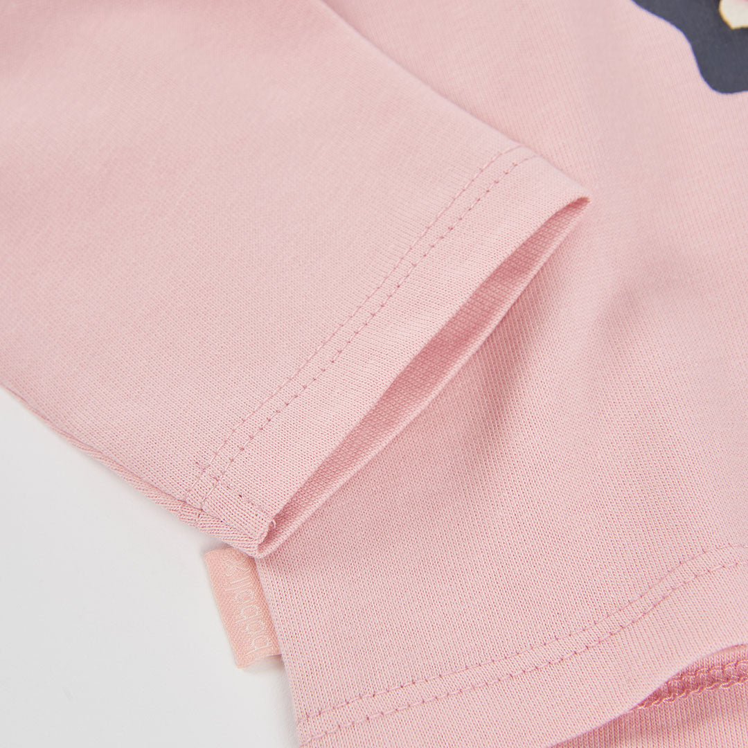 Boboli - T-shirt rose FLOWERS