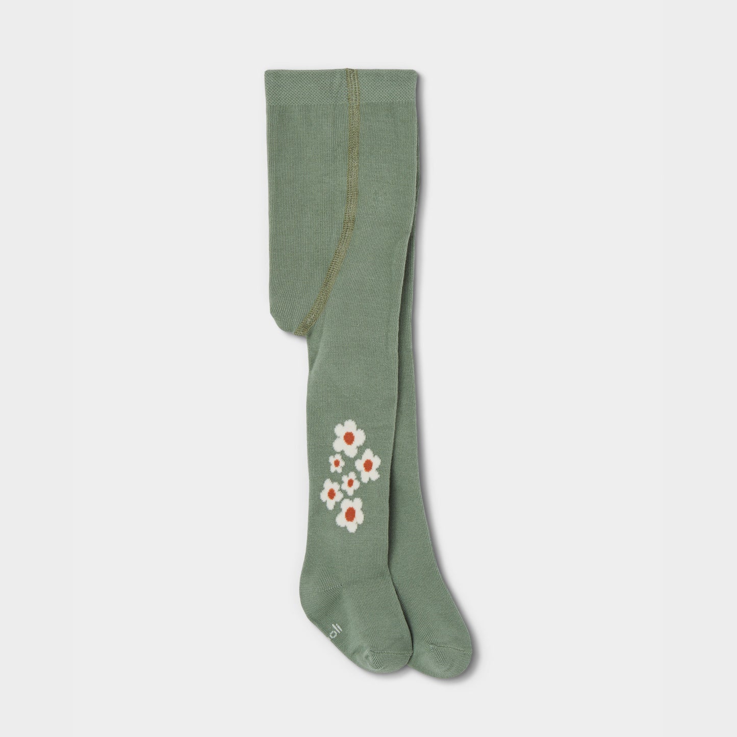 Boboli - Collant vert FLOWERS