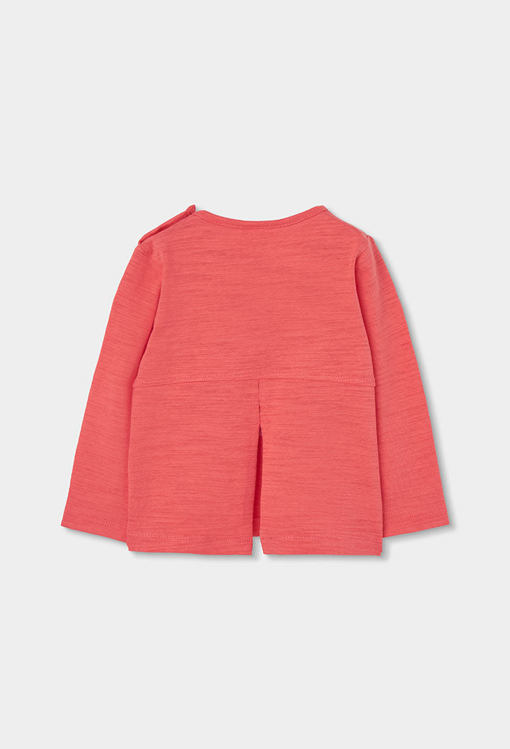 Boboli - T-shirt corail "Go out side"