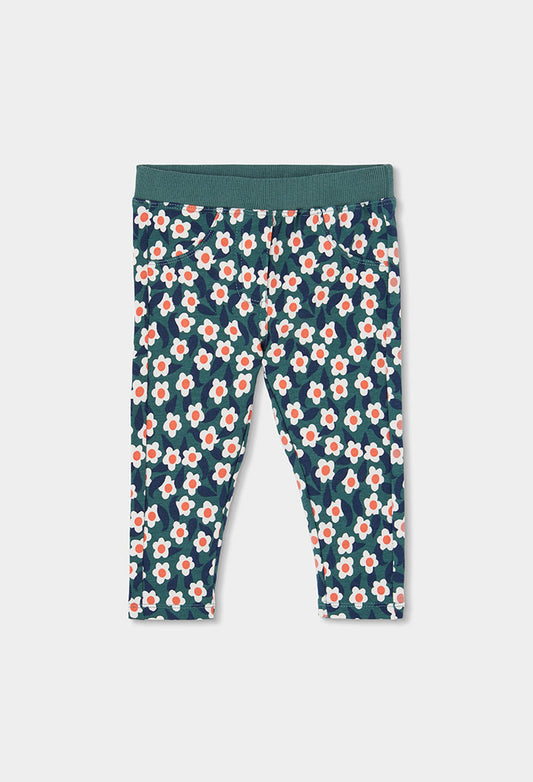 Boboli - Pantalon vert fleuri
