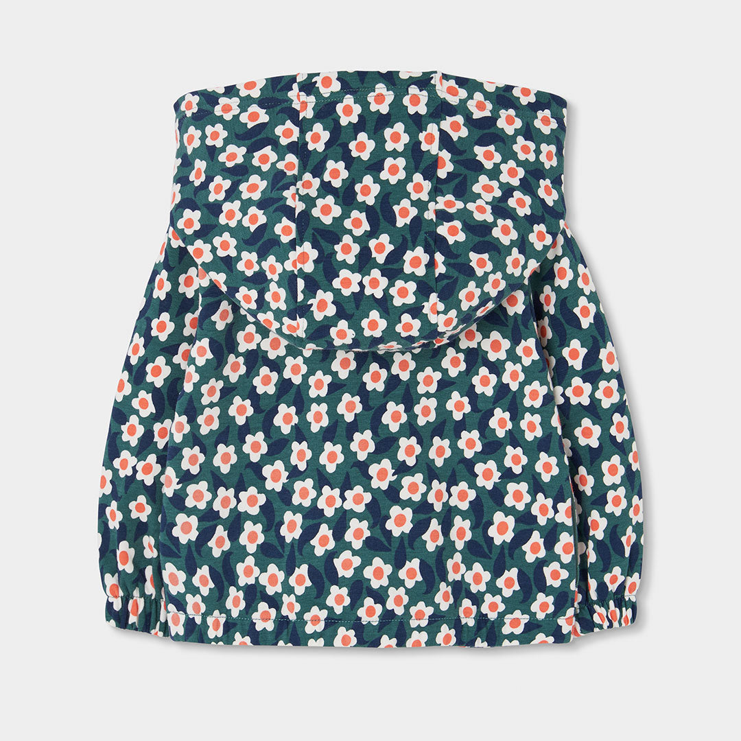Boboli - Gilet zippé à capuche vert