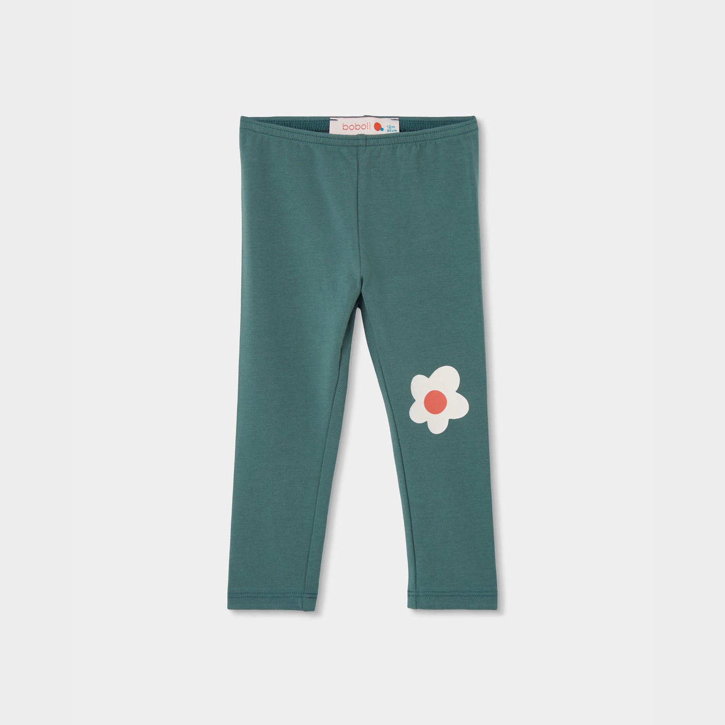 Boboli - Ensembe robe sweat corail & legging vert