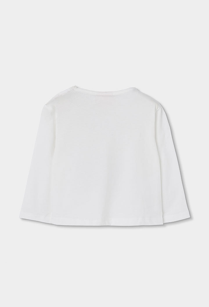 Boboli - T-shirt blanc "My Flowers"