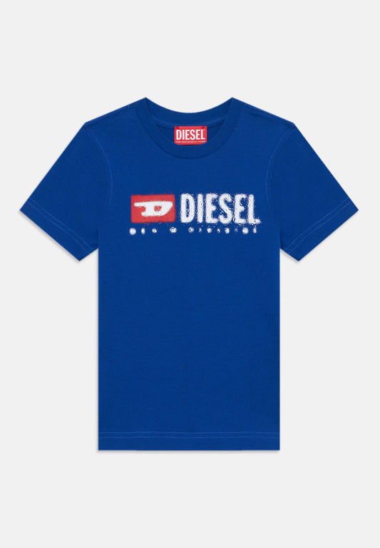 Diesel - T-shirt bleu électrique TADJUSTK