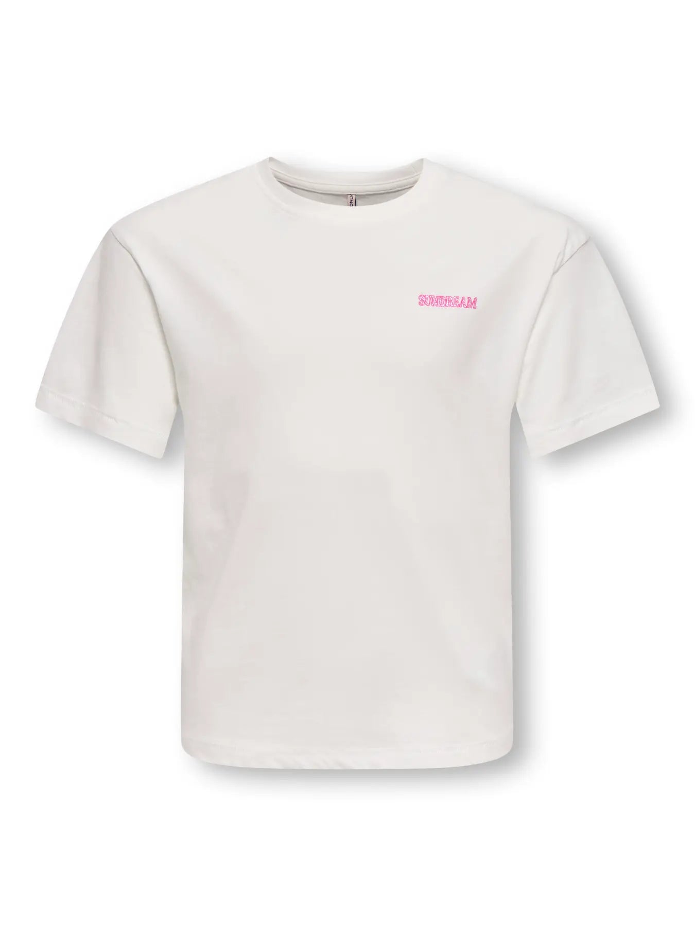 Only - Camiseta blanca con estampado en la espalda KOGVACAY