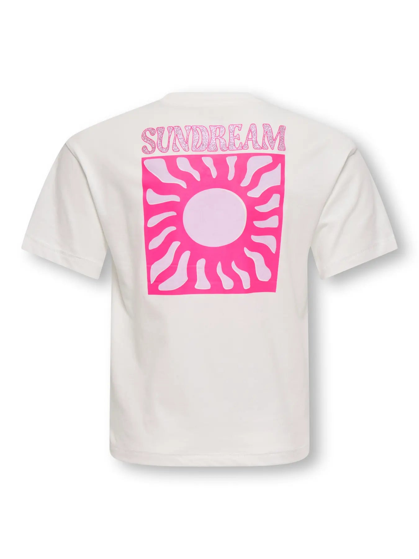 Only - Camiseta blanca con estampado en la espalda KOGVACAY