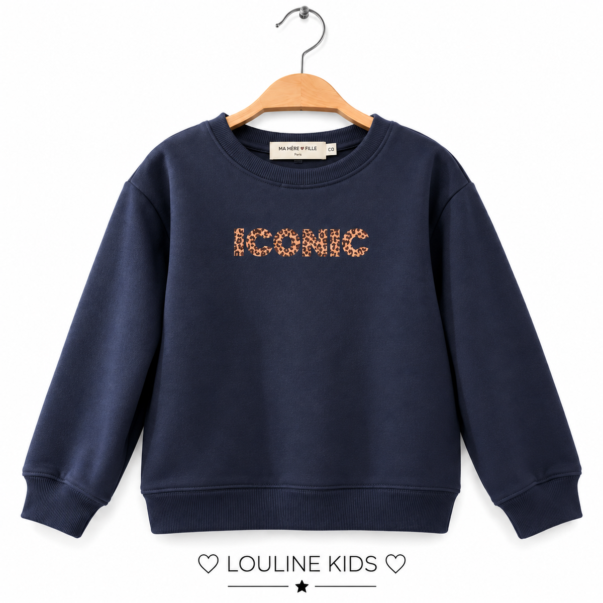 Mère & Enfant - Sweat navy CONIC