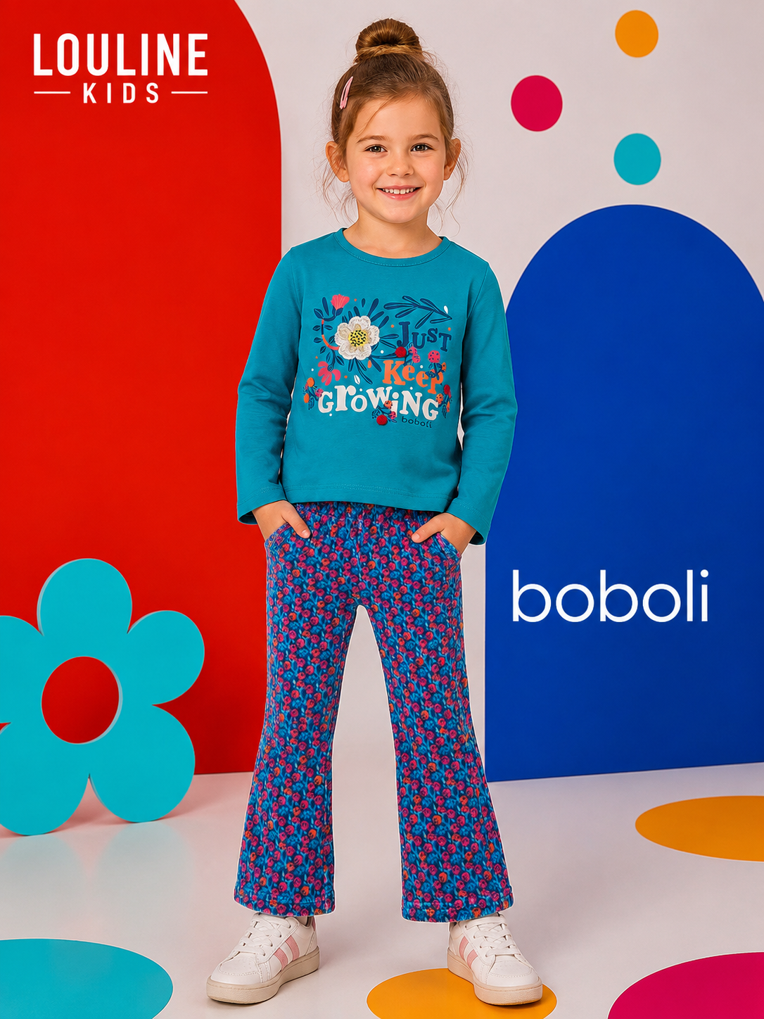 Boboli - Pantalon imprimé FLOWERS