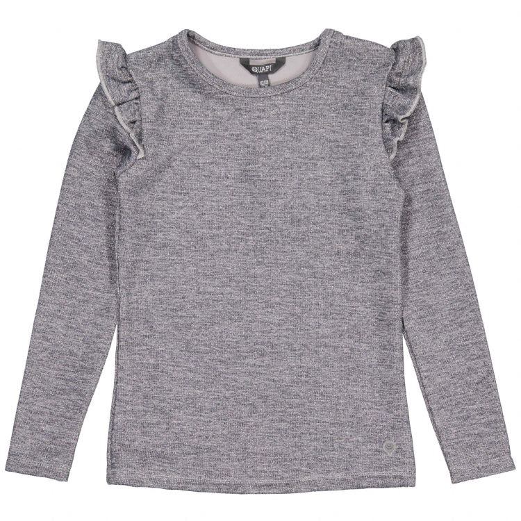 Quapi - T-shirt light grey Charlotte