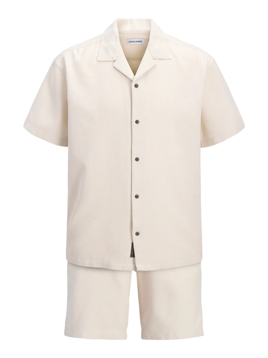 Jack&Jones - Ensemble chemise & short moonbeam JJGLOBAL