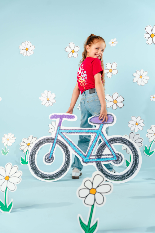 Quapi - T-shirt backprint Debby