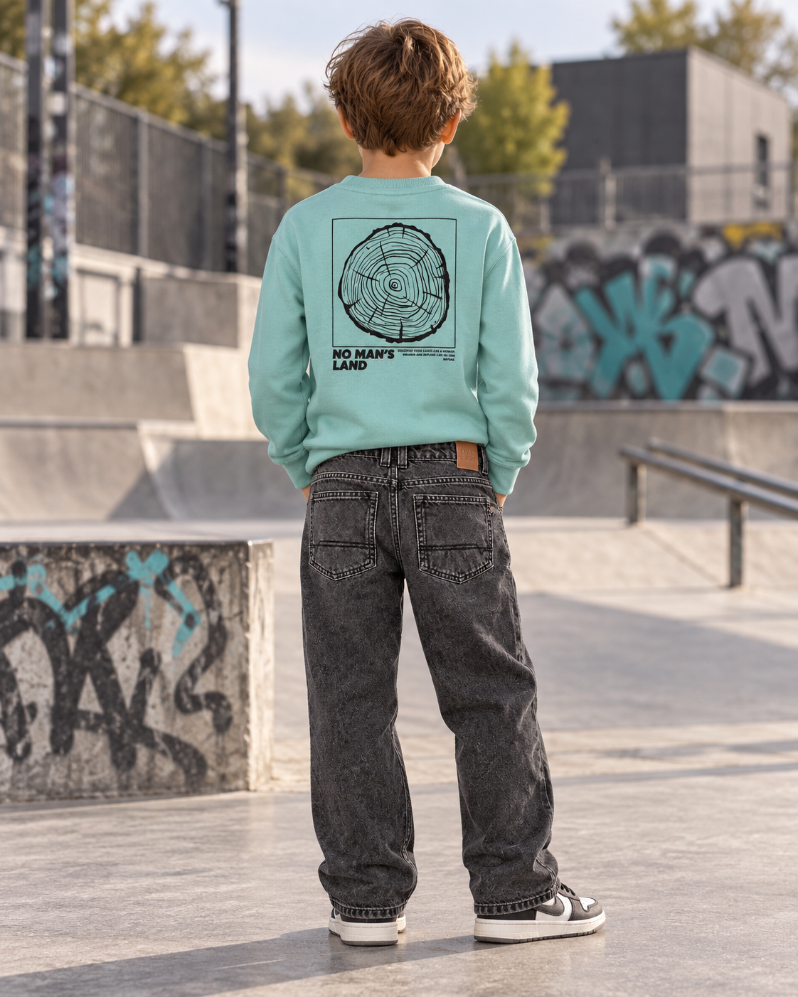 Tygo & Vito - Jean loose fit Mid Grey Denim LEX