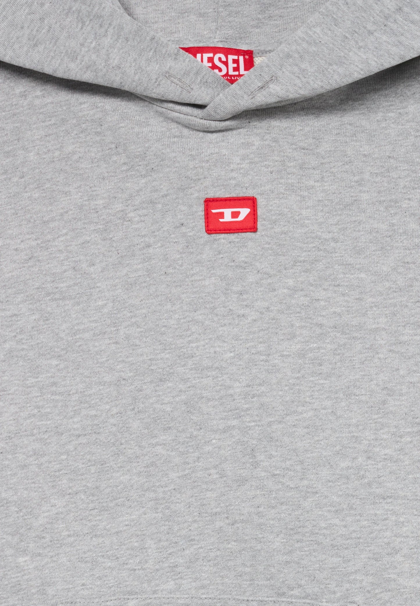 Diesel - Sxginhood over grijze sweatshirt met capuchon