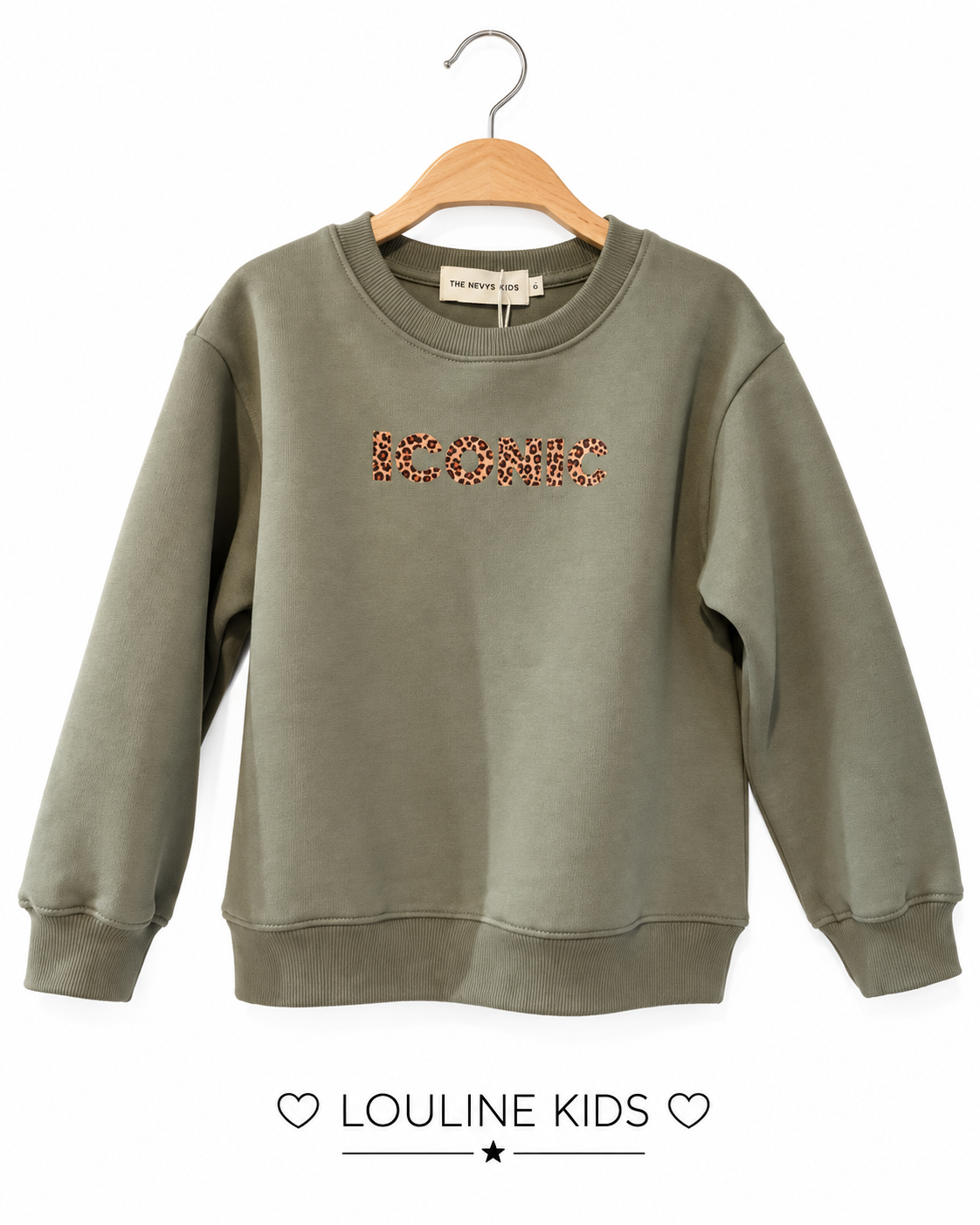 Mère & Enfant - Sweat kaki CONIC
