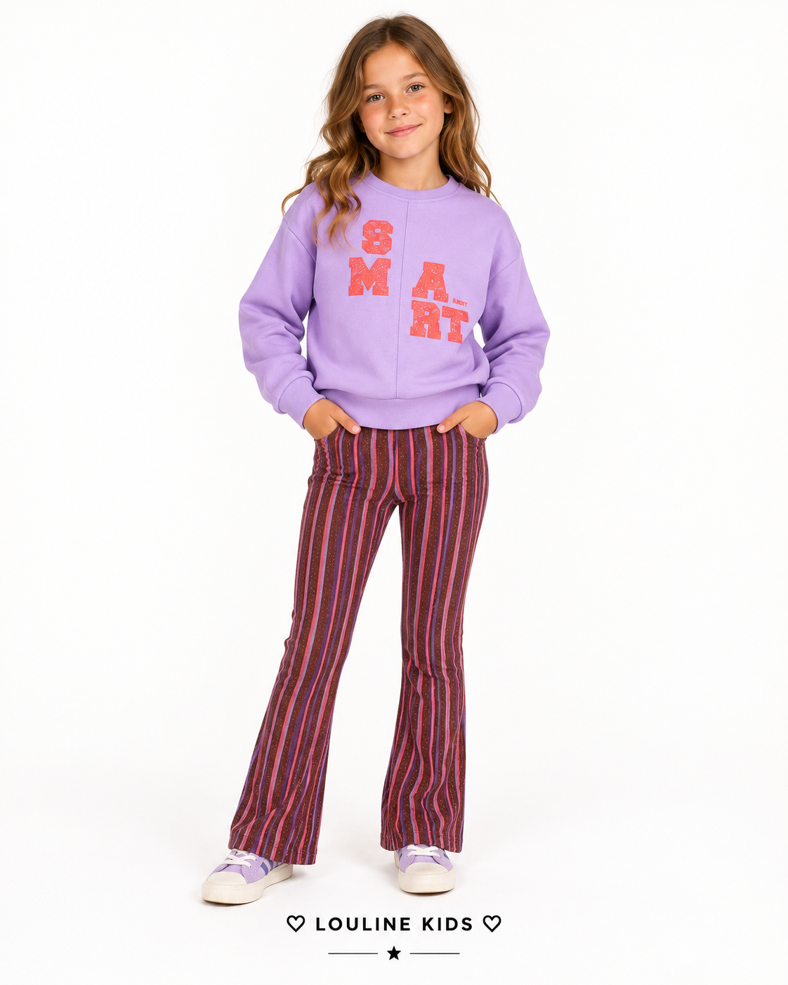 B.Nosy - Simona lila boug sweatshirt ‼️ Vertraagde levering bij de leverancier