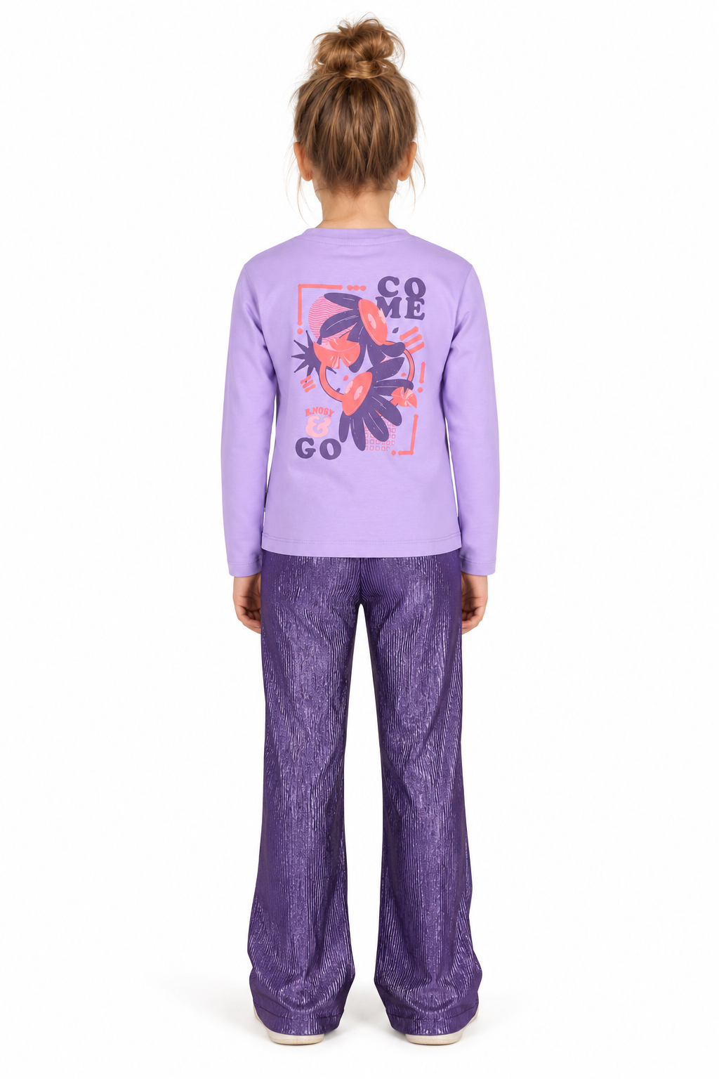 B.Nosy - T-shirt backprint boug lilac Tina ‼️ Livraison retardée chez le fournisseur