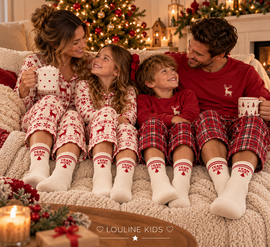Mère & Enfant - Chaussettes TEAM NOËL pour toute la famille