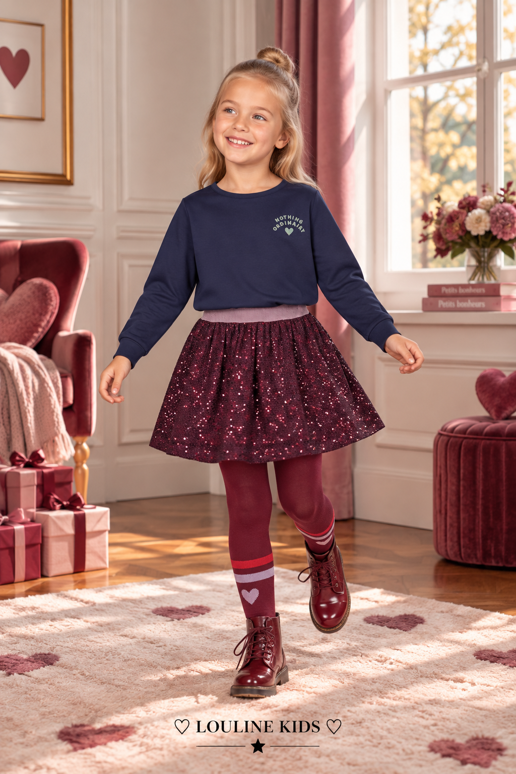 Jubel - T-shirt navy backprint Daily Princess