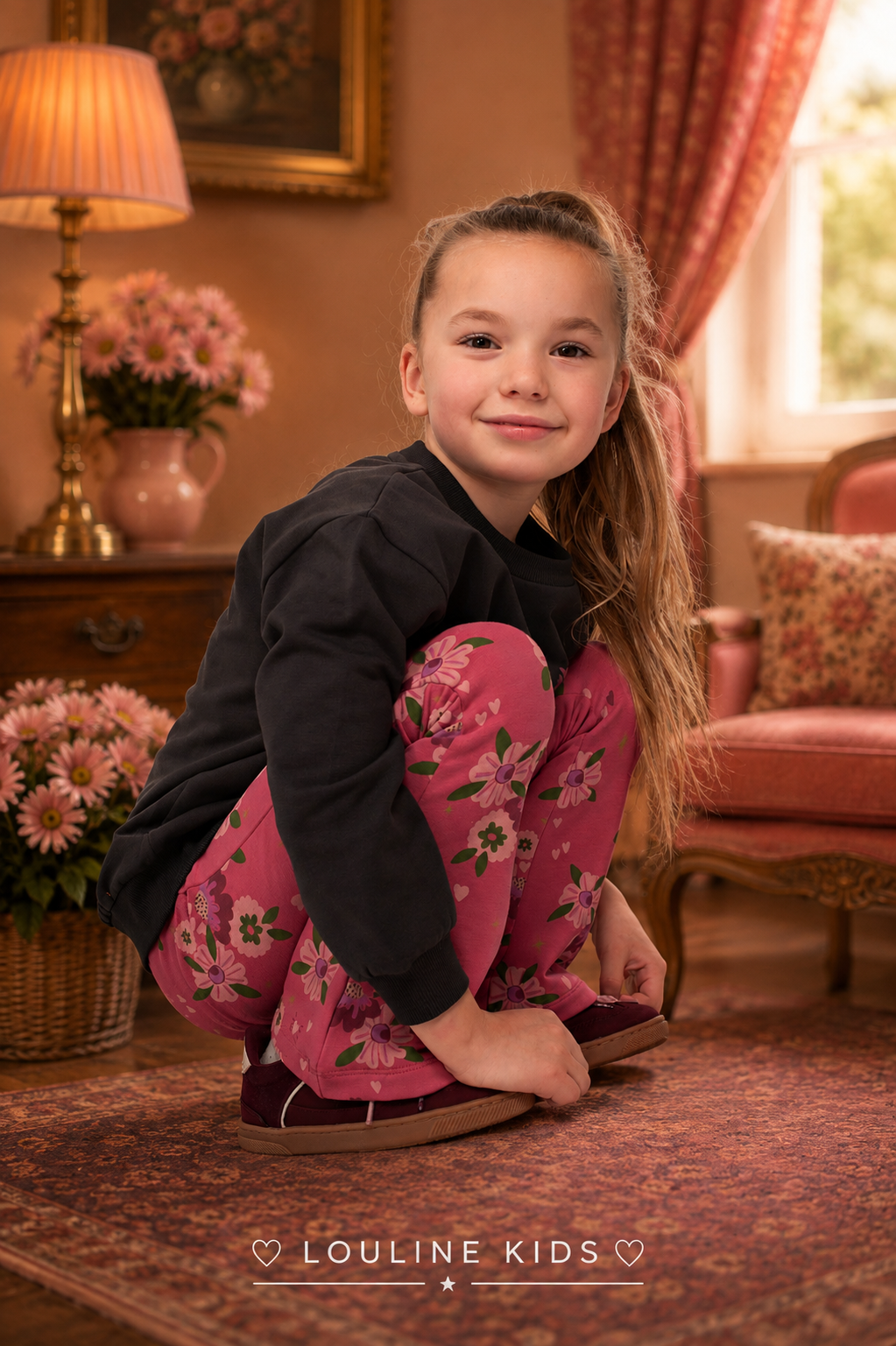 Jubel - Pantalon fleuri Moon Flowers