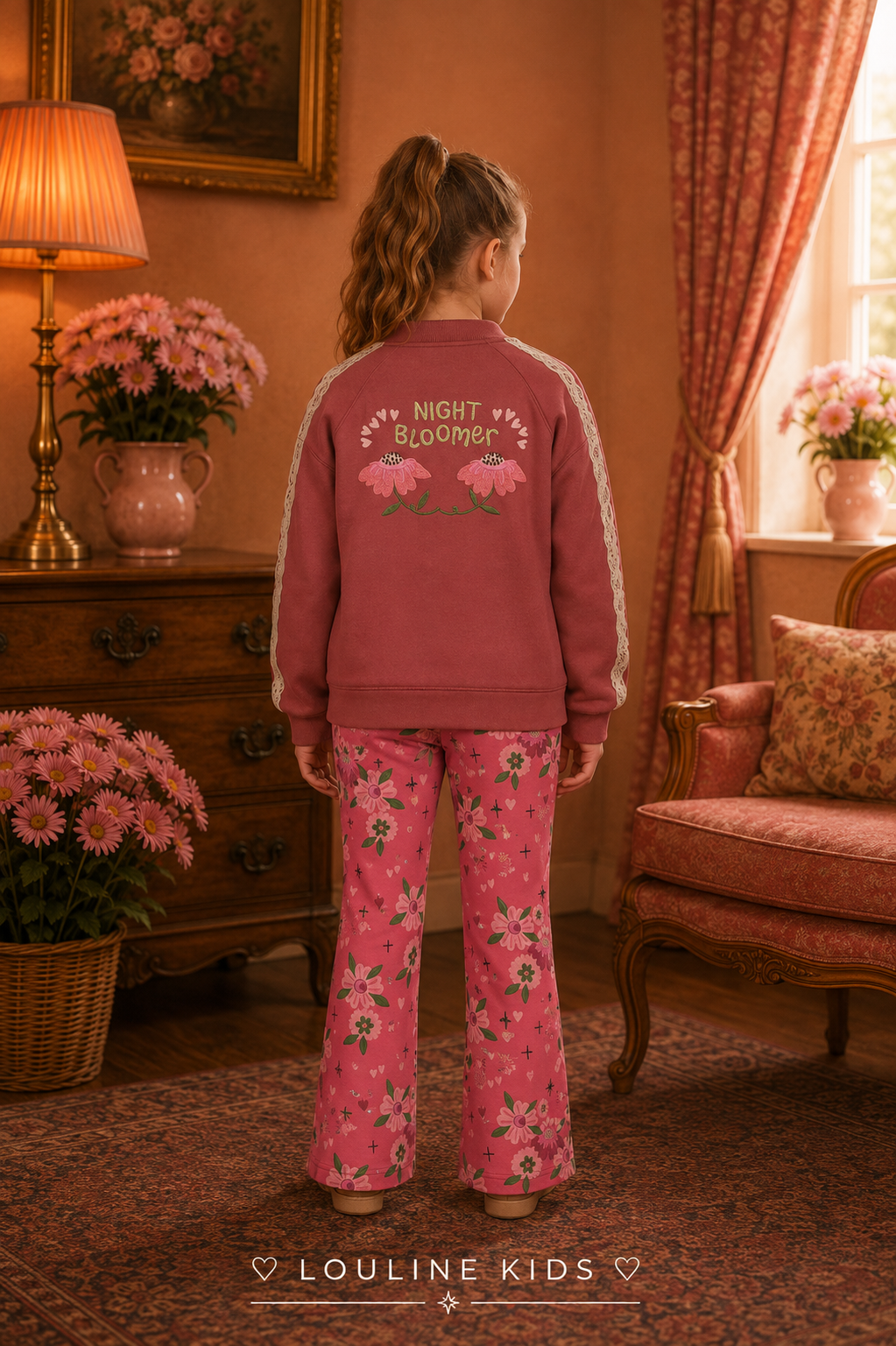 Jubel - Pantalon fleuri Moon Flowers