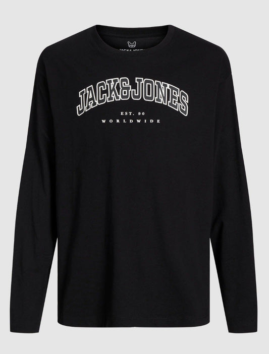 Jack & Jones - Jjecaleb T -Shirt Black Lose