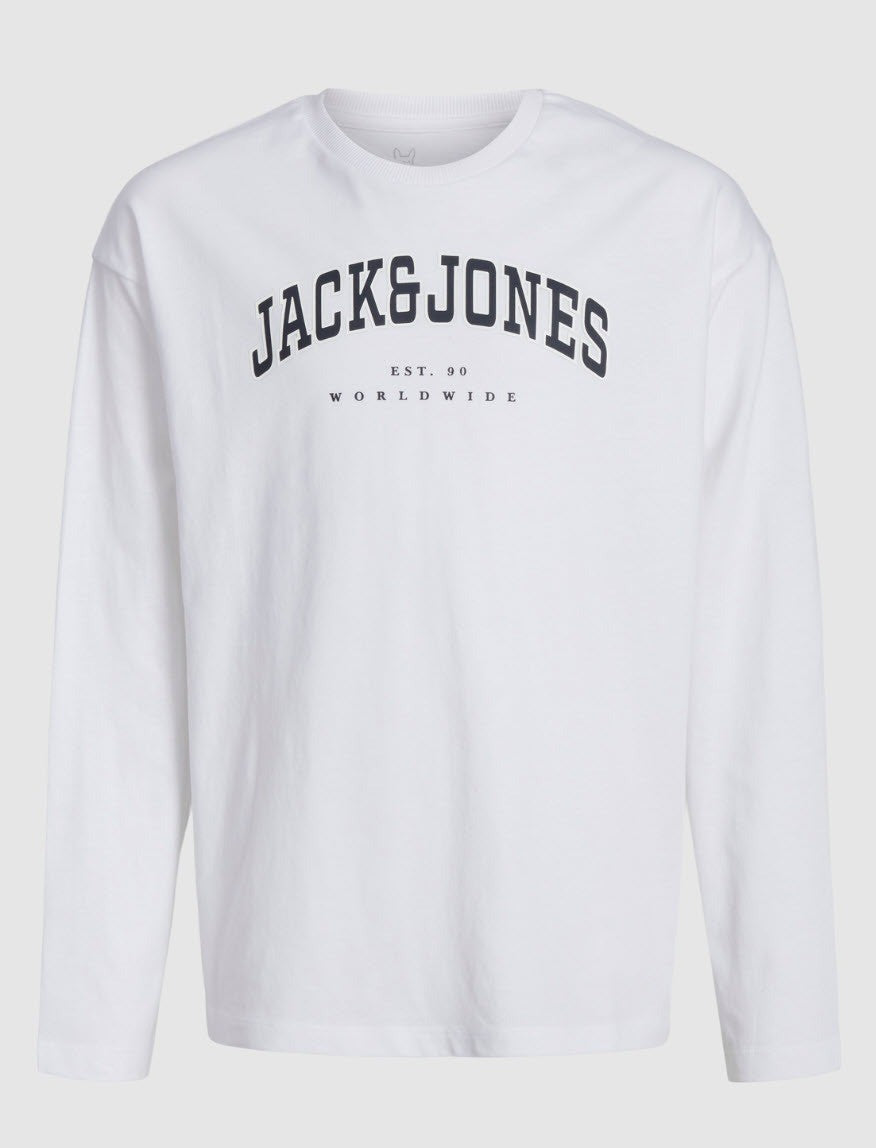 Jack&Jones - T-shirt JJECALEB White loose