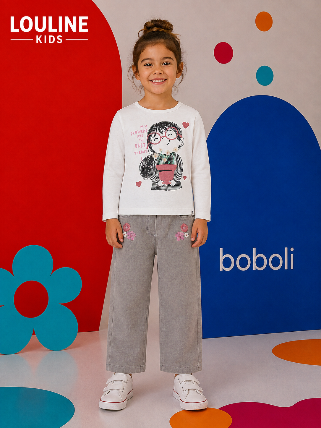 Boboli - Jeans gris