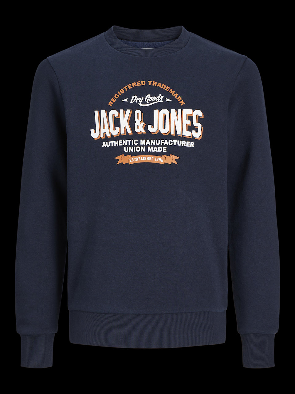 Jack & Jones - Sweat Jjelogo Navy Blazer & Marmelade