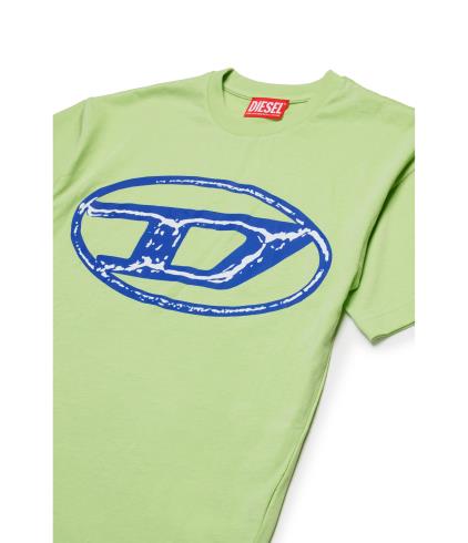 Diesel - T-shirt vert TBONNIE OVER