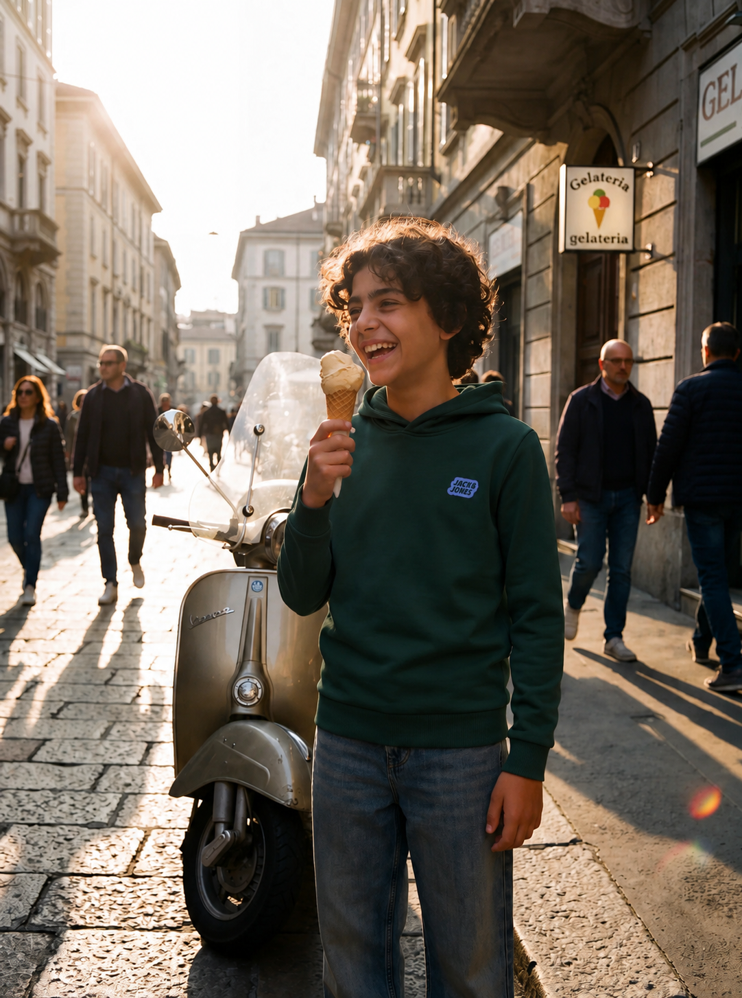 Jack&Jones - Sudadera con capucha JJAMI escarabajo